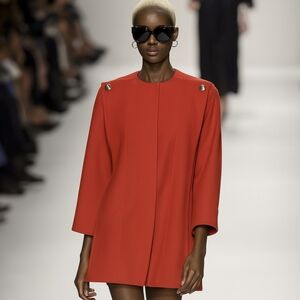 Gianfranco Ferre Red Women's Wool Jacket Size Small Medium